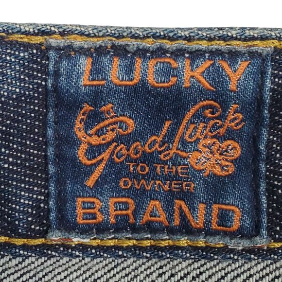 Lucky Brand Womens 6 28 Jeans Lola Bootcut Short Denim Stretch Mid Rise 5 Pocket - Picture 8 of 16